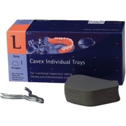 Cavex Individual Trays uppers plain - horné 100 ks